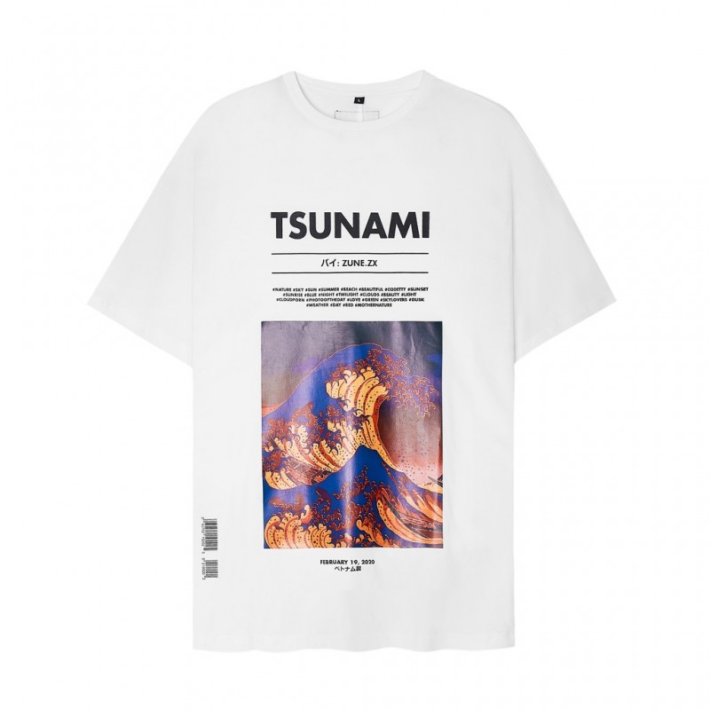 TSUNAMI TEE - WHITE